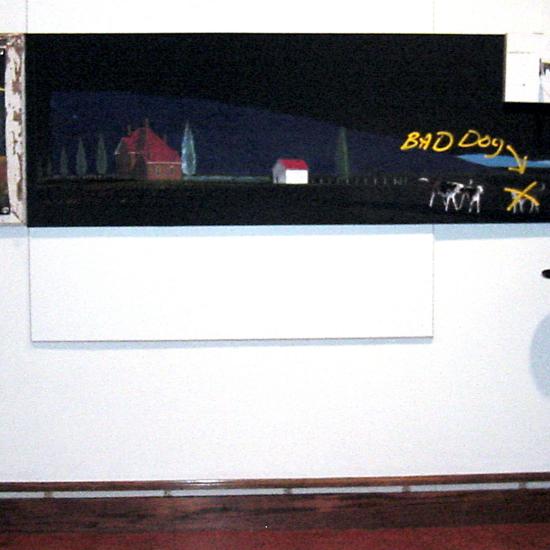 Bad Dog 28 x 119 construction © 1990