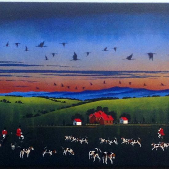 Double Dog Dare 36x152 Mixed media construction