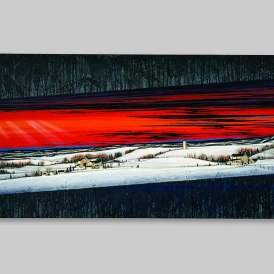 Landscape and Variable Landscape Askew 41"x180" © 2003