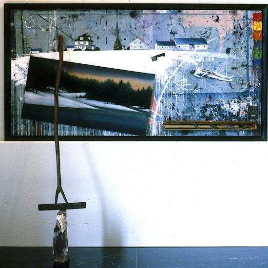 Meditations on the Origins of Agriculture in America 48x96x24 Mixed media © 1987