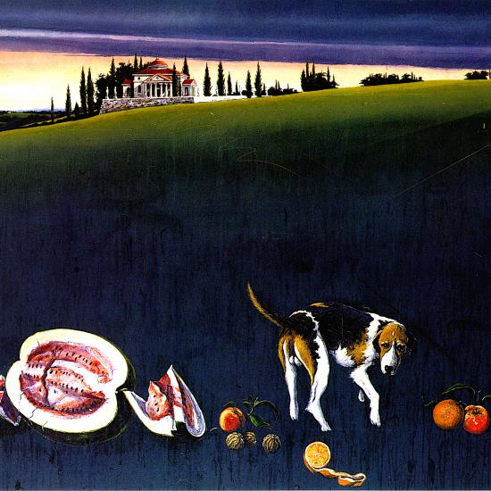 The Bounty and Burden of History, polymer on canvas 68x94